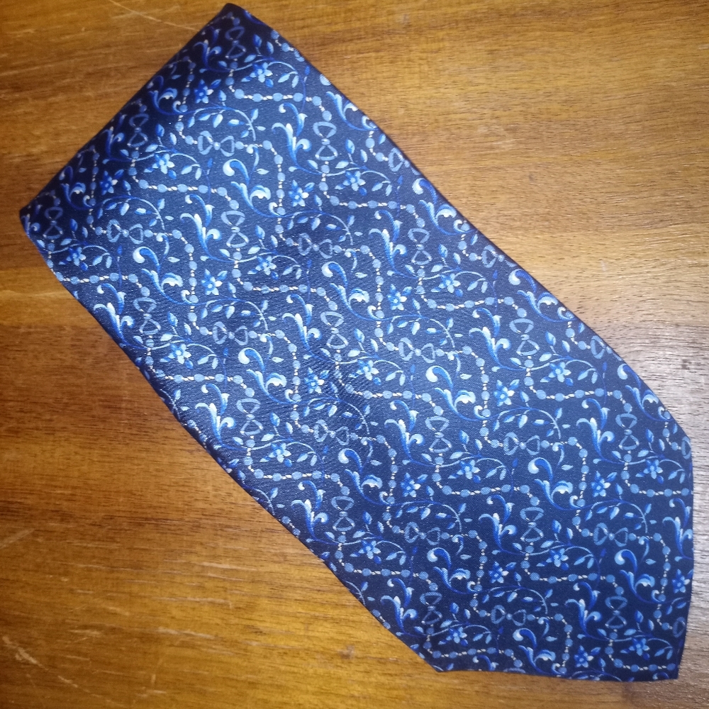 Blumarine Silk Tie, Made In Italy